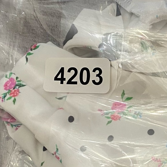 New! For love and lemons rosewater floral polka dot bikini bottoms 24203 - Picture 8 of 8